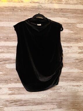 a new day Black Velvet Sleeveless Tank Top